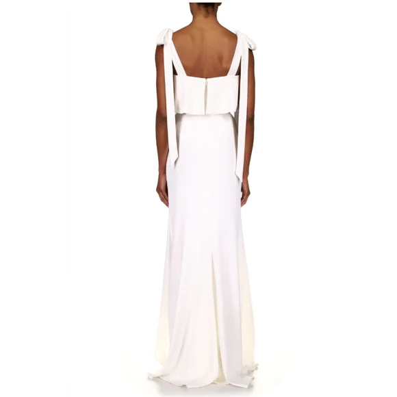 NWT Badgley Mischka Enchanting Beaded Bodice Gown - COCKTAIL LENGTH